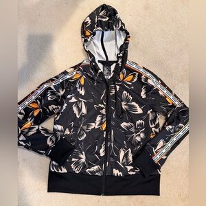 Adidas X Farm Rio Track Jacket Butterfly Print Hoodie Sz XS